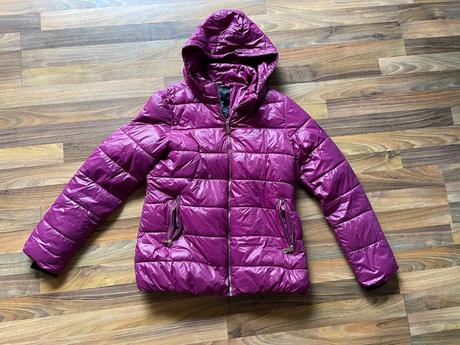 Fialová /fuschie/ prošívaná bunda, vel xl, ff, xl