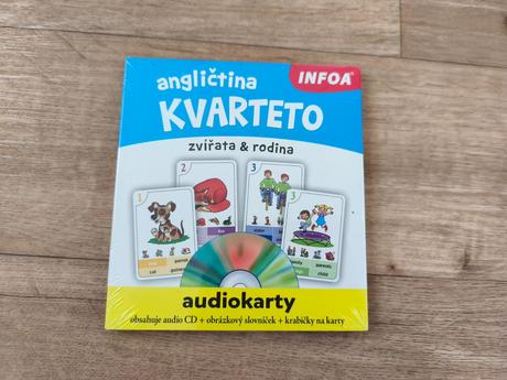 Kvarteto angličtina zvířata a rodina, 