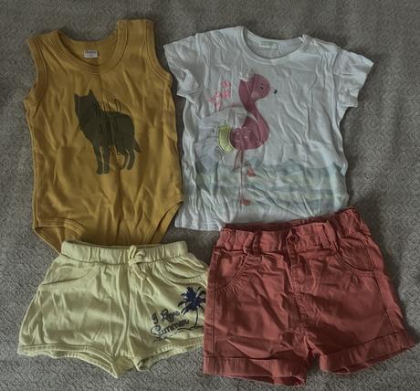 Set letních věcí pro holčičku 74/6-9 měs, 68–80