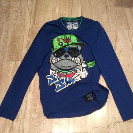 Tričko s buldokem zn. awesome, 146