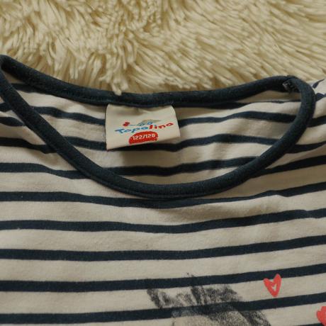 Delsi tricko 122/128 pruhy topolino kun, topolino,122