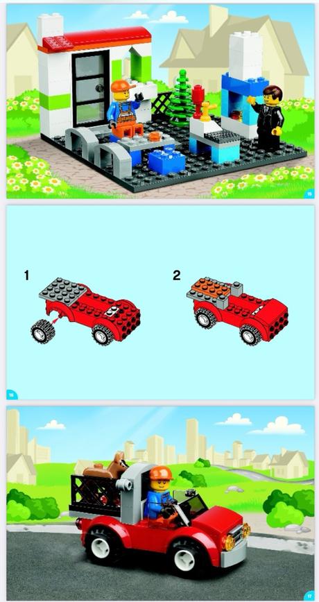 Lego kufřík autíčka junior 10659, 