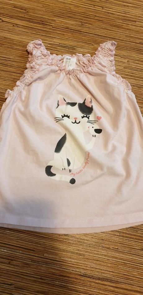 Tílko s kočičkou h&m vel.92, h&m,92