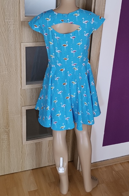 Šaty s plameňáky vel. 134, marks & spencer,134