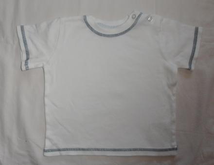 S112. bílé tričko 1-1,5 let, george,86