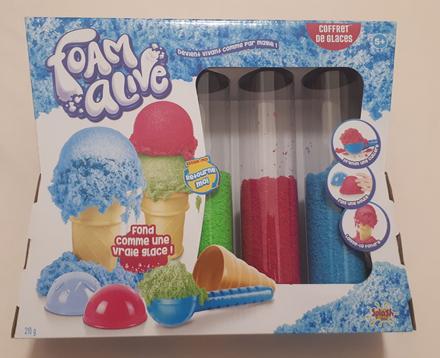 Foam alive - písková zmrzlina,