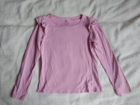 Růžové tričko h&m, 134/140, h&m,134