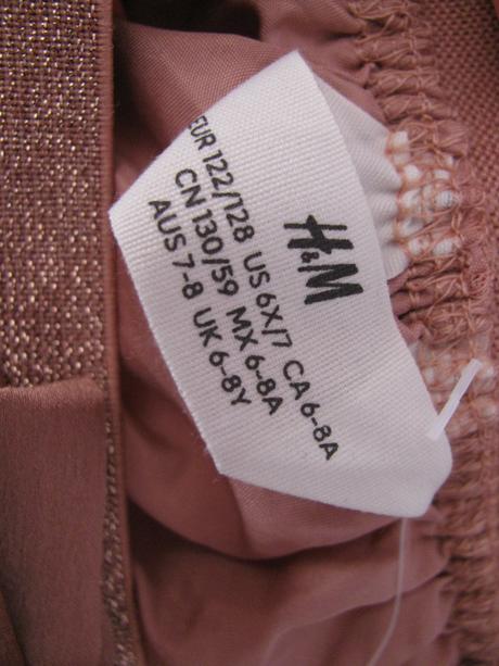 Luxusní tylová sukně s volánky, h&m,134