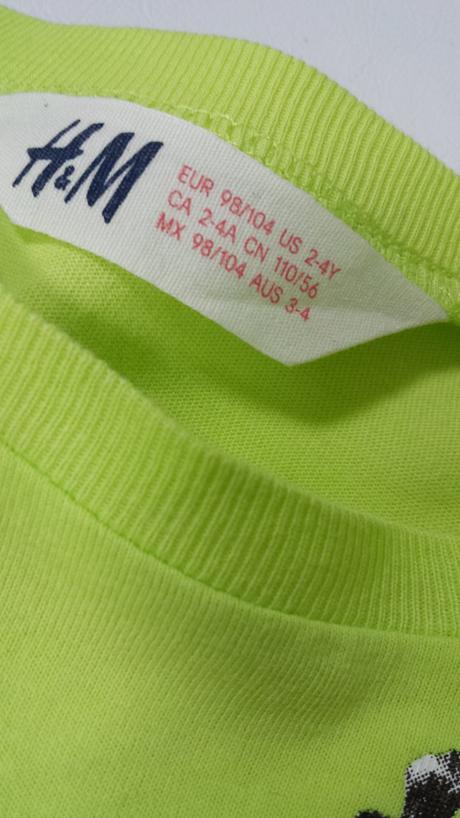 Tricko priserky, h&m,98
