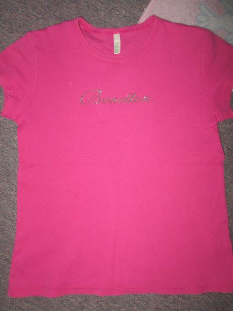 Tričko s nápisem 5-7let, benetton,122