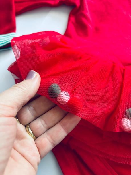 Body s punčochy vánoční - v.3/6 měs, 68