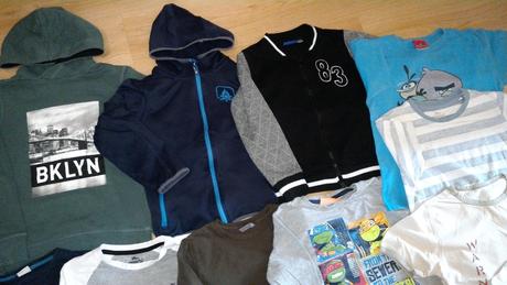 Chlapecký mix věcí vel.116-128 jaro/léto/podzim, 122–134