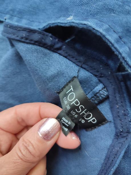 Šaty s laclem topshop, velikost 38, topshop,38