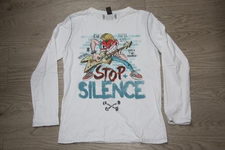 Triko s dlouhým rukávem, zara,152