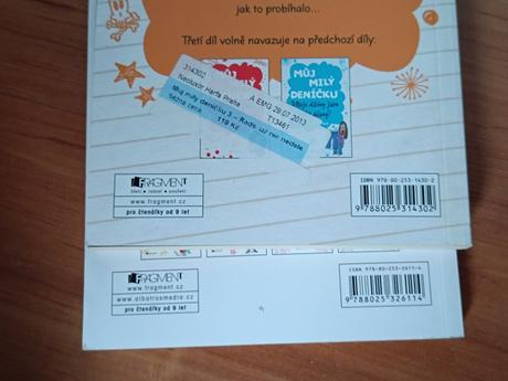 2x kniha můj milý deníčku, 