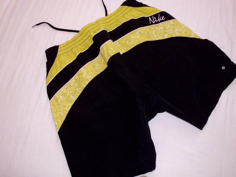 Čierne kraťasy-plavky, nike,l