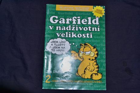 Retro komiks garfield,
