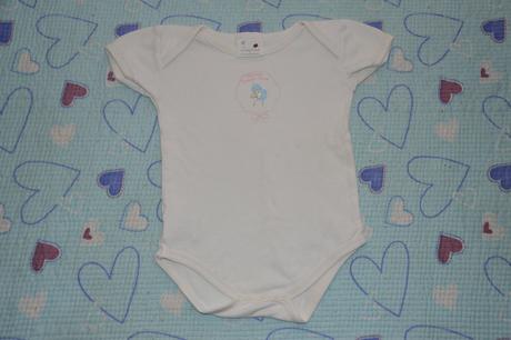 2x bavlněné body s výšivkou, ladybird,86