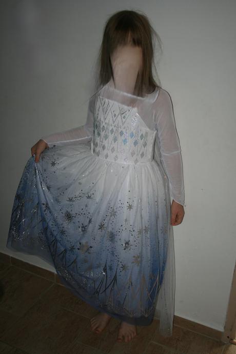 Kostým - šaty pro princeznu - bílé, 