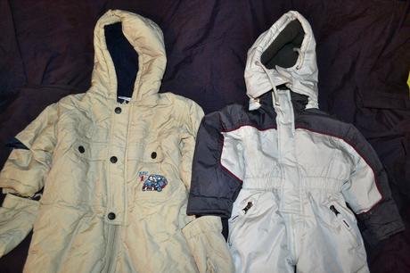 2x silná zimní kombinéza v.74-80, 74