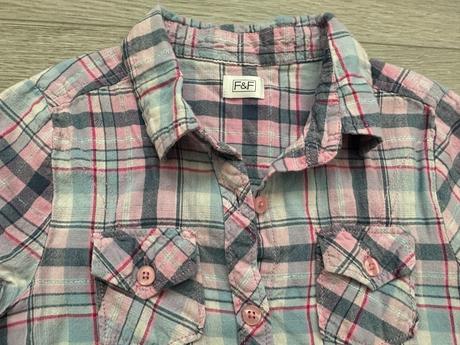 Dívčí košile růžová, f&f, vel. 122, f&f,122