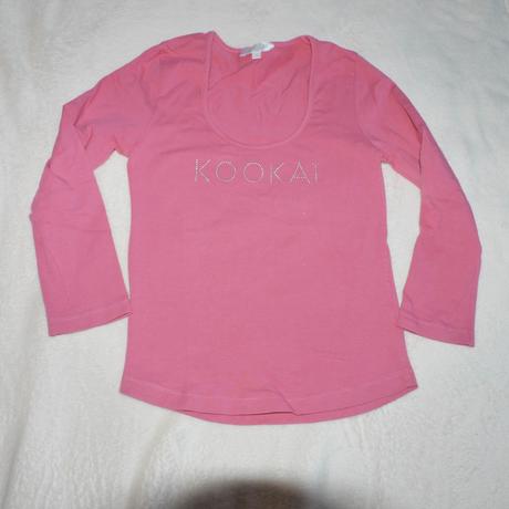 Kookai ruzove 3/4 rukav velikost znacena 1 , kookai,xs