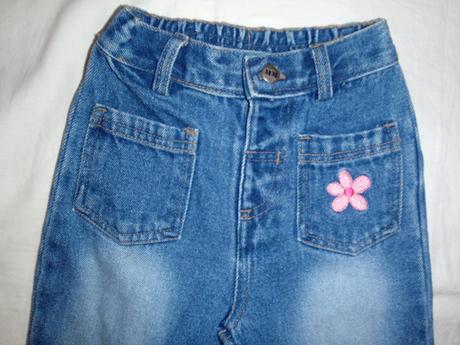 Komplet kytičkových riflíků a mašličkového trička, morris mouse,86