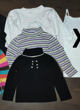 Dívčí roláky a tričko s dl.rukávem - vel.98, h&m,98