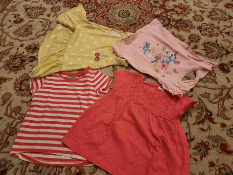 4x tričko, tílko, tuniky, next,86