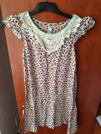 Šaty s krajkou dívčí letní šaty vel. 152, zara,152