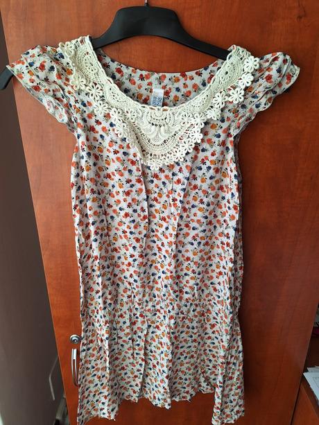 Šaty s krajkou dívčí letní šaty vel. 152, zara,152