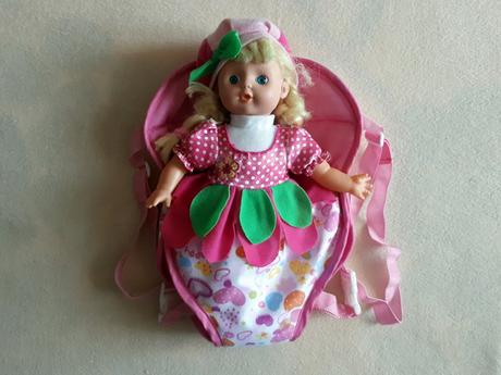 Panenka v nosítku, 32cm,