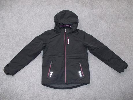 Zimní / přechodová bunda černá, vel.152, 152