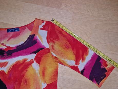 Šaty dlouhý rukáv barevné do oranžova julie c, m