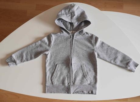 Dětská šedá mikina h&m, vel. 110 až 116, h&m,110