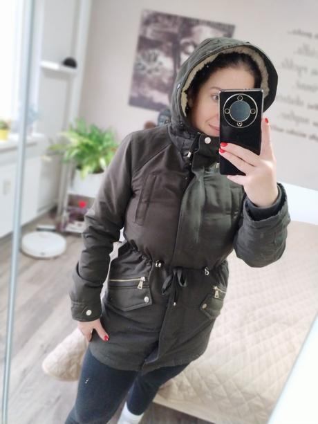 Dámský zimní kabát m/38, pimkie,m