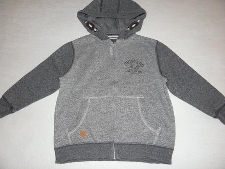 Šedá mikina zn. tu vel.104, tu,104