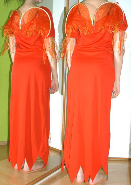 Karnevalové šaty čertice, ohnivá žena, rudý anděl, 