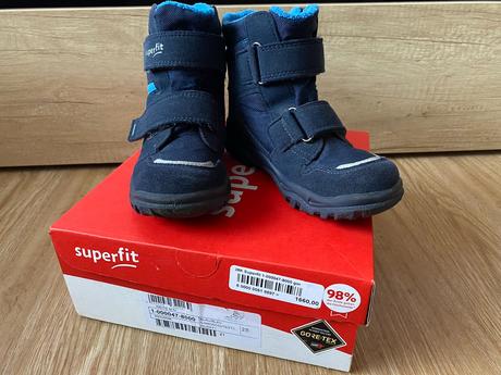 Zimní dětské boty - superfit gore-tex, superfit,28