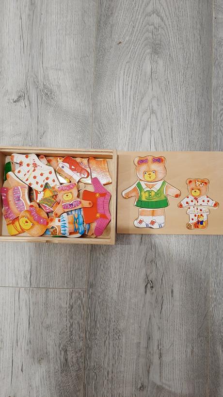 Dřevěná skládačka,