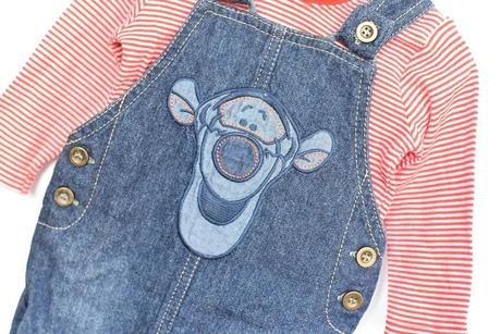 Džíny, tričko vel. 3 - 6 m, disney,68