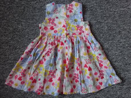 Letní šaty s kytičkami, vel. 92, h&m,92