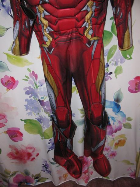 Kostýmový elastický overal-iron man, 