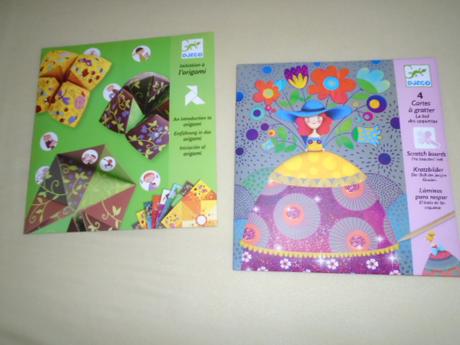 Vyškrabávání - slečinky a origami nebe peklo ráj,