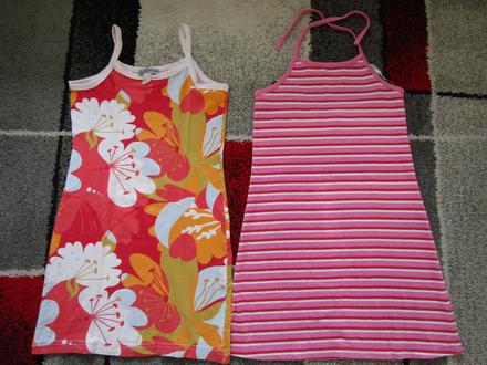2x letní bavlněné šaty,zn.h4-kids,miss.m- vel.134, 134