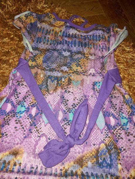 Tunika, triko fialové dámské, s