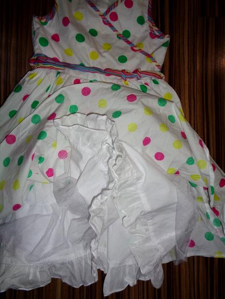 Krásné bílé šaty s puntíky, bluezoo,134