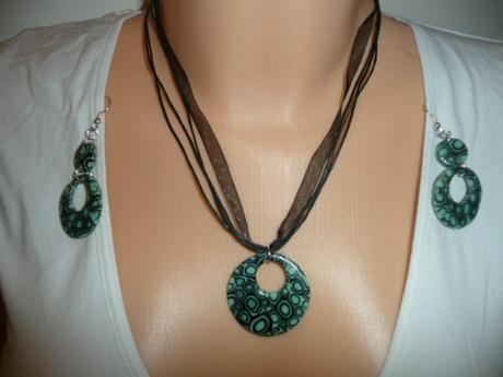 Set řetízek - náhrdelník + náušnice,