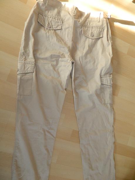 Dámské letní béžové kalhoty, okay,40