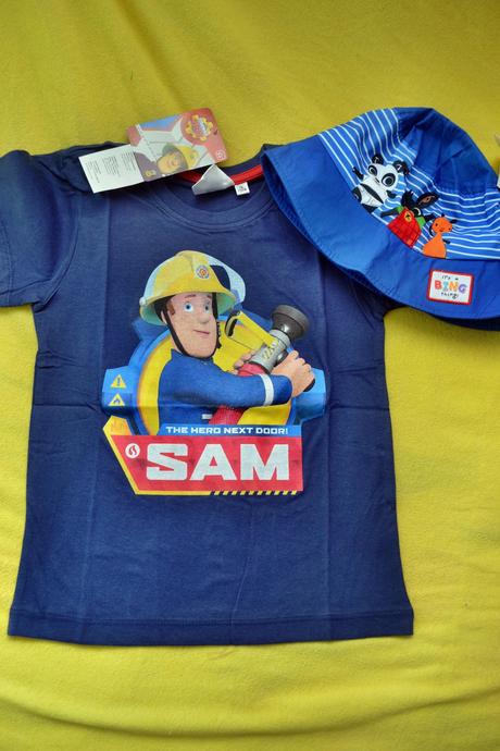 Letní tričko požárník sam,klobouček,v.116,122, setino,116 / 122